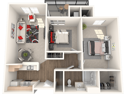 San Clemente Floor Plan at 55+ FountainGlen Stevenson Ranch, California, 91381